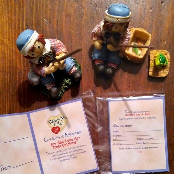Bundle- Raggedy Ann & Andy Dolls and Figurines - Picture 3 of 12